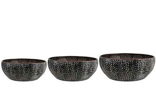 Bowl set van 3 Thomas bruin D38 H15