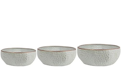 Bowl set van 3 Thomas wit D38 H15