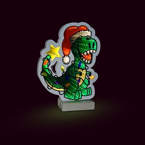 Brightside Infinity light Day&Night Dino B 15 x H 20 cm - afbeelding 2