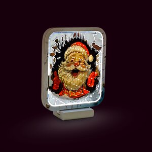 Brightside Infinity light Day&Night Kerstman B 16 x H 20 cm - afbeelding 2