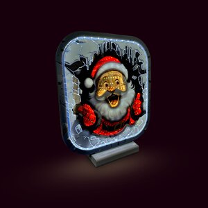 Brightside Infinity light Day&Night Kerstman B 25 x H 30 cm - afbeelding 2