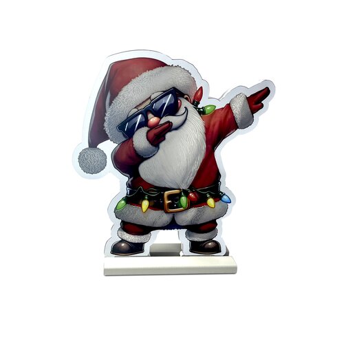 Brightside Infinity light Day&Night Kerstman met zonnebril B 35 x H 40 cm - afbeelding 1