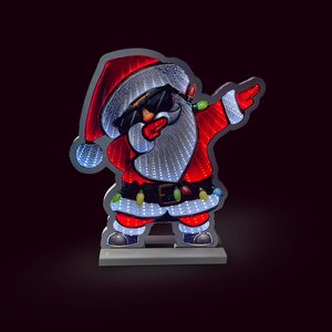 Brightside Infinity light Day&Night Kerstman met zonnebril B 35 x H 40 cm - afbeelding 2