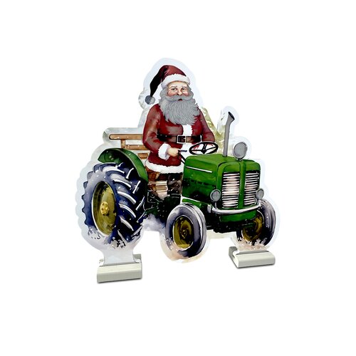 Brightside Infinity light Day&Night Kerstman op tractor B 40 x H 40 cm - afbeelding 1