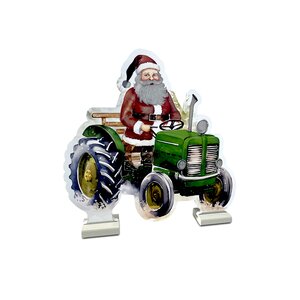 Brightside Infinity light Day&Night Kerstman op tractor B 40 x H 40 cm - afbeelding 1