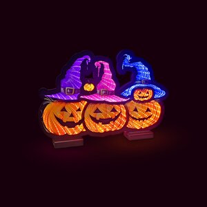 Brightside Infinity light Day&Night Pumpkins B 40 x H 26 cm - afbeelding 2