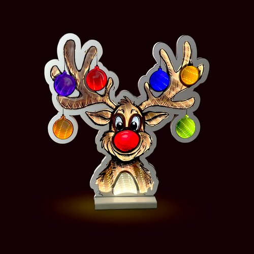 Brightside Infinity light Day&Night Rudolf B 38 x H 40 cm - afbeelding 2