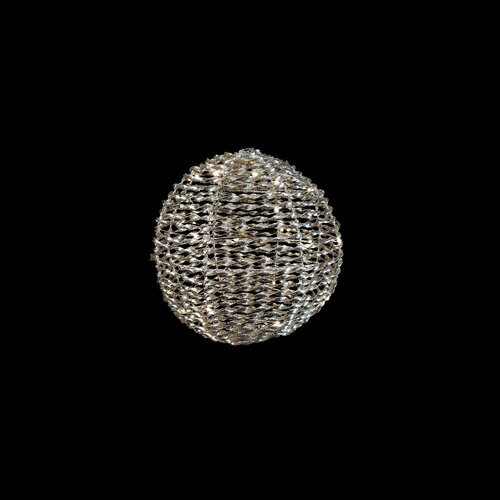Brightside LED-bal glittergoud - 20 lampjes - Ø 15 cm