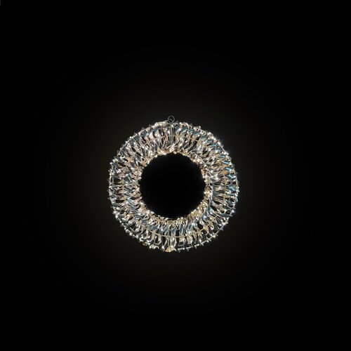Brightside LED-krans glanzend goud - 480 lampjes - Ø 38 cm