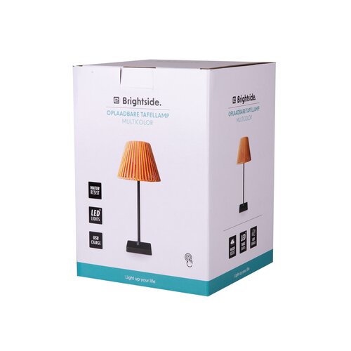 Brightside Tafellamp multicolor usb-oplaadbaar - D15xH36,5cm - afbeelding 6