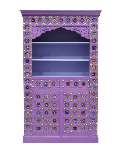 Buffetkast - L120 x D43 x H200cm Paars/Lavendel - afbeelding 1