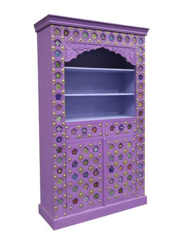Buffetkast - L120 x D43 x H200cm Paars/Lavendel - afbeelding 2