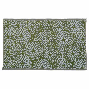 Buitenkleed Flower Geel/Groen - 120 x 180 cm - afbeelding 2