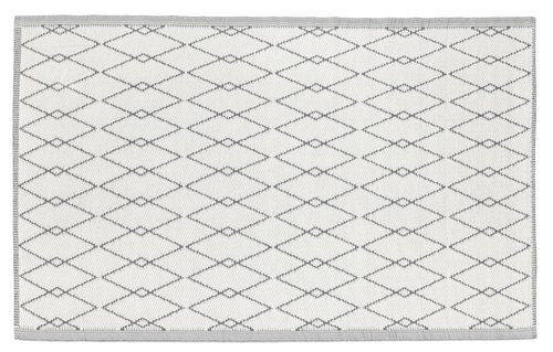 Buitenkleed MESH Dark Grey / White - 180 x 120 cm - afbeelding 2