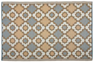 Buitenkleed PP 120 x 180 cm Diamond Groen/Honey