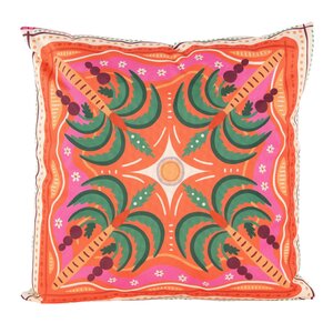 Buitenkussen Palmboom - 45x45cm Oranje
