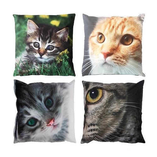 Buitenkussen poes S ass.
