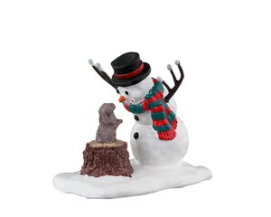 Lemax Bunny Makes a Friend