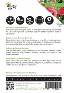 Buzzy® Althaea, Stokroos Summer Carnival - afbeelding 2