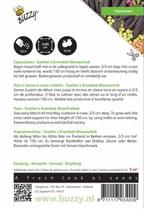 Buzzy® Capucijners Ezetha’s Krombek Blauwschok - afbeelding 2
