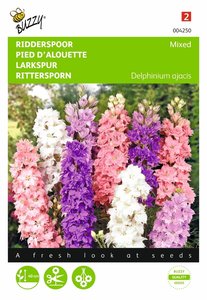 Buzzy® Delphinium, Ridderspoor gemengd - afbeelding 1