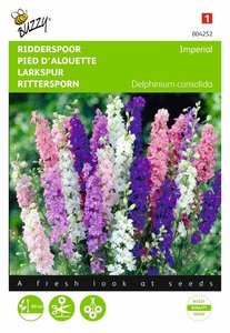 Buzzy® Delphinium, Ridderspoor Imperial gemengd - afbeelding 1