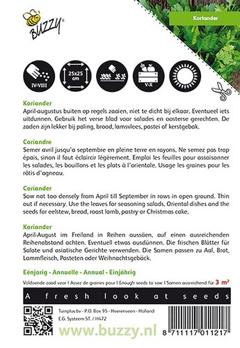 Buzzy® Koriander grootzadig - afbeelding 2