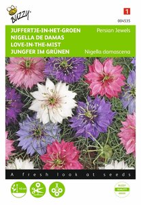 Buzzy® Nigella, Juffertje-in-het-groen Persian Jewels gem. - afbeelding 1