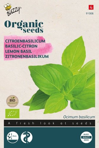 Buzzy® Organic Basilicum Citroensmaak (BIO) - afbeelding 1