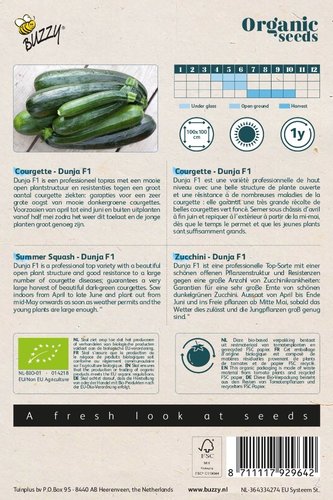 Buzzy® Organic Courgette Dunja F1 (BIO) - afbeelding 2