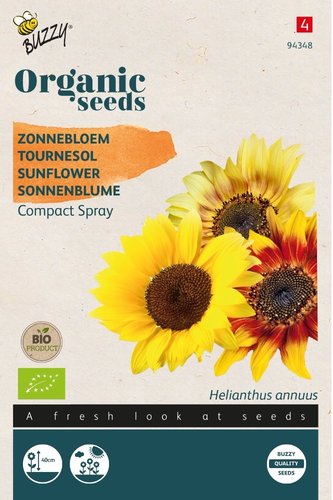 Buzzy® Organic Helianthus, Zonnebloem Compact Spray(BIO) - afbeelding 1