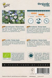 Buzzy® Organic Nigella, Juffertje-in-het groen Persian Jewel - afbeelding 2