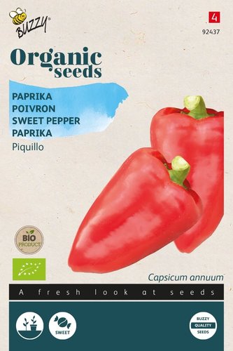 Buzzy® Organic Paprika Piquillo (BIO) - afbeelding 1