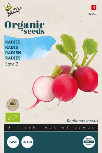 Buzzy® Organic Radijs Saxa 2 (BIO) - afbeelding 1