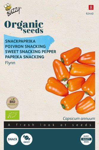 Buzzy® Organic Snackpaprika Flynn (BIO) oranje - afbeelding 1