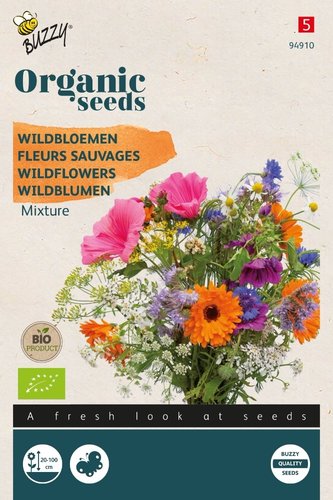 Buzzy® Organic Wildbloemen mengsel  (BIO) - afbeelding 1