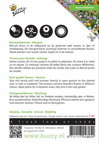 Buzzy® Rotstuinbloemen Mengsel - afbeelding 2