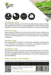 Buzzy® Stamslabonen Haricot Vert Argus - afbeelding 2