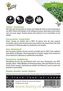 Buzzy® Tuinkers Grootbladige - afbeelding 2