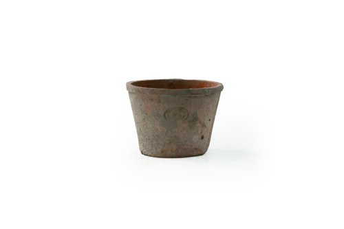 Cactus pot D 10 x H 8 cm rood - afbeelding 1