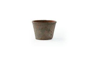 Cactus pot D 10 x H 8 cm rood - afbeelding 1