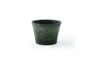 Cactus pot D 16 x H 12 cm zwart - afbeelding 1