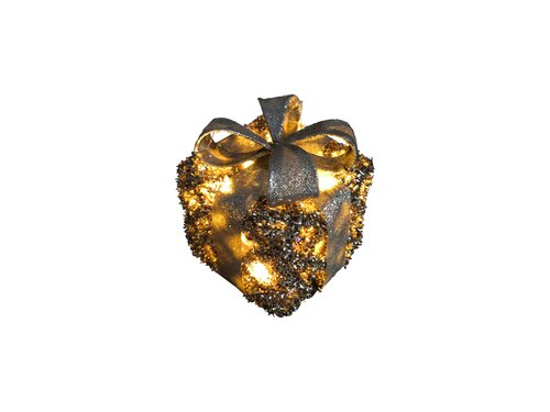 Cadeaudoos LED glitter maat XS - Champagne