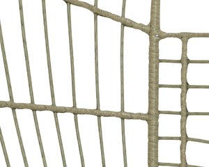 Calvi Tuinstoel Wicker Grijs - 92 x 75 x 151 cm - afbeelding 3