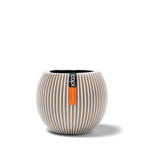 Capi Europe vaas bol Groove 29x26 ivoor