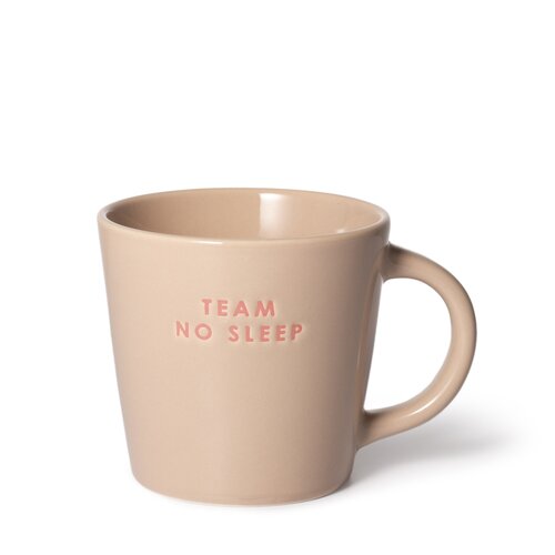 Cappuccinokop Team no sleep - 250 ml Beige