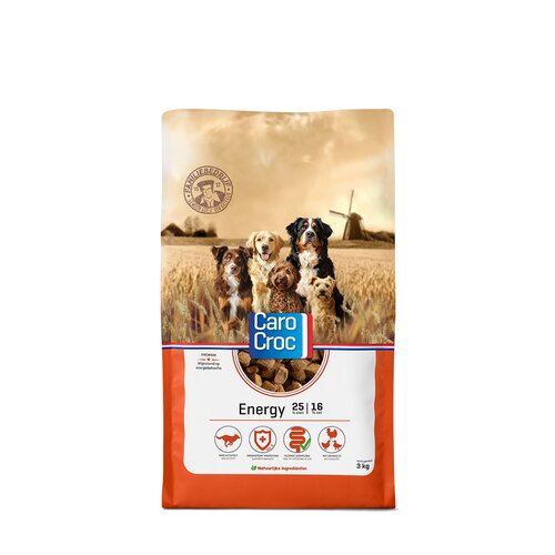 CaroCroc Brokken Hond Energie - 3Kg - afbeelding 1