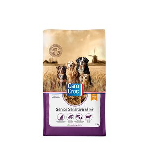 CaroCroc Brokken Hond Senior Gevoelig - 3Kg - afbeelding 1