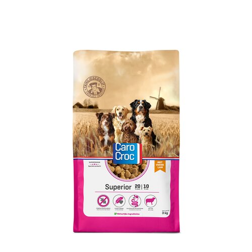 CaroCroc Brokken Hond Superior - 3Kg - afbeelding 1