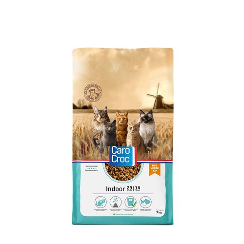 CaroCroc Brokken Kat Binnenkat - 7Kg - afbeelding 1